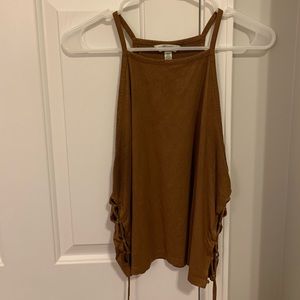 American Eagle Crop Top with side lace up